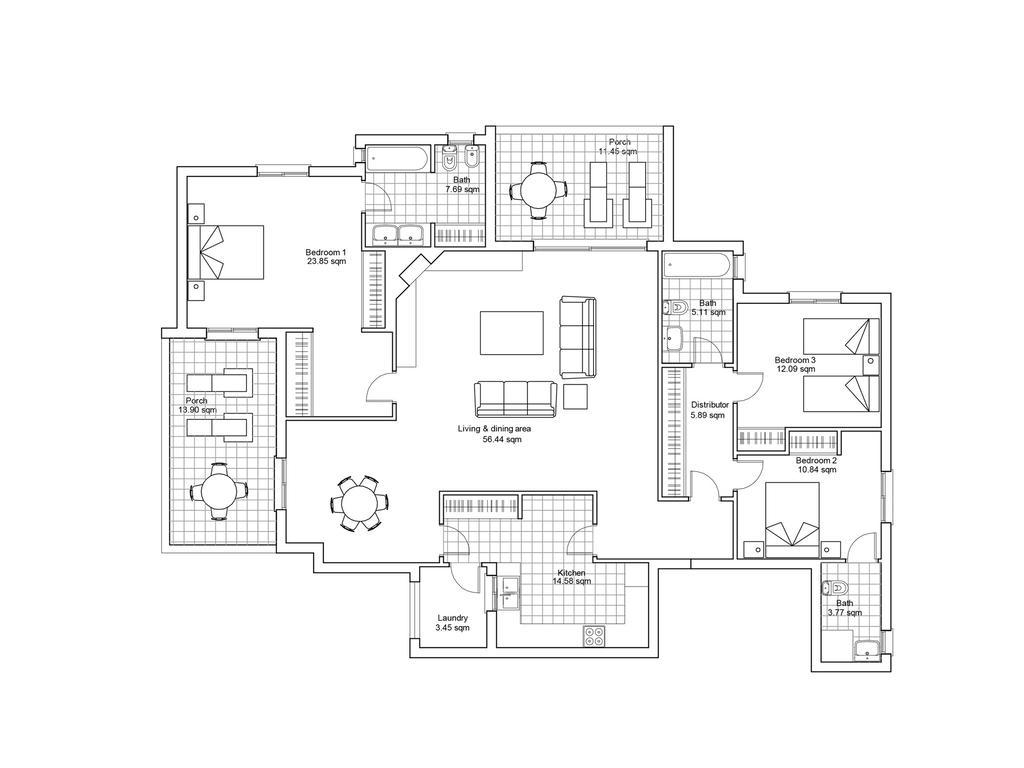 מארבלה Monteros Beach Flat מראה חיצוני תמונה